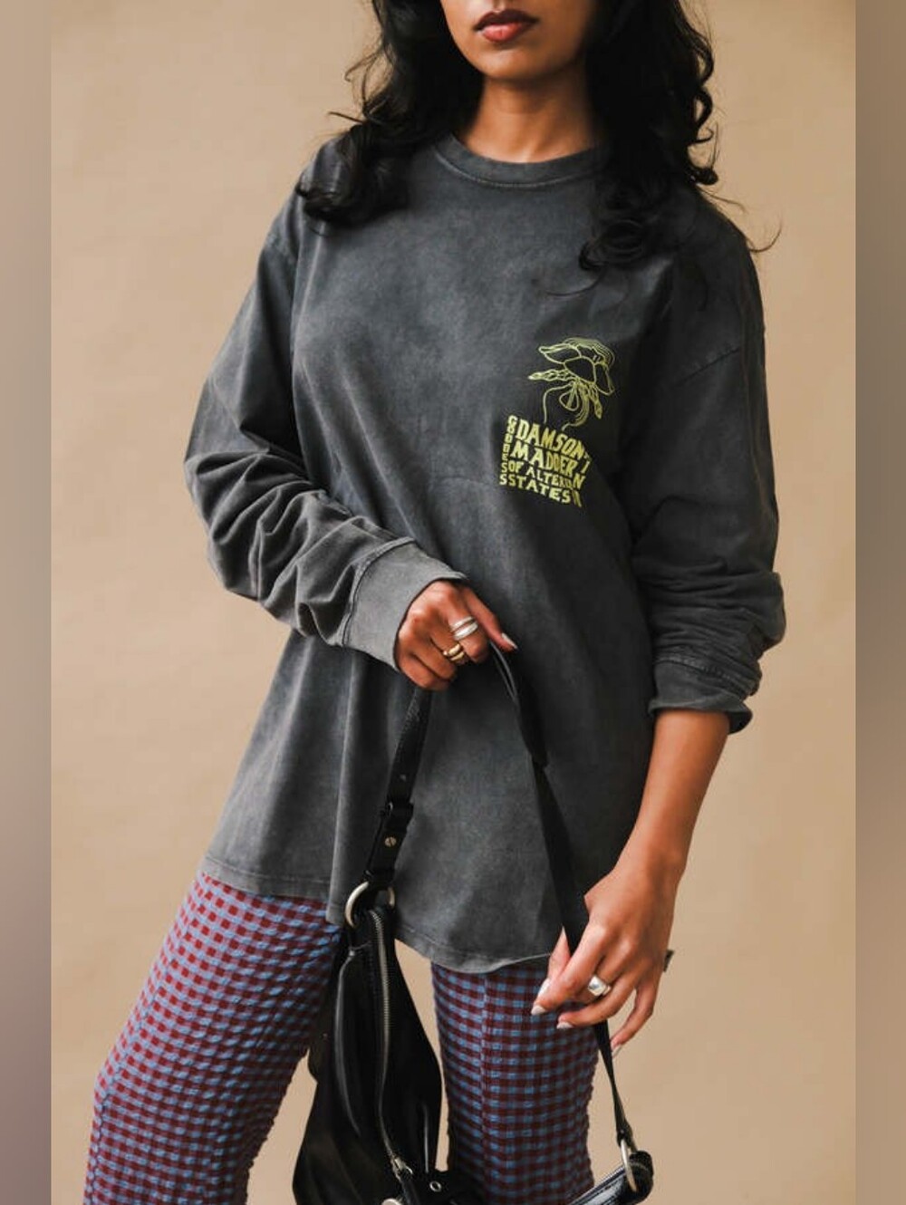Damson Madder Goddess Long-Sleeved T-Shirt EU Size 8/ US 4
